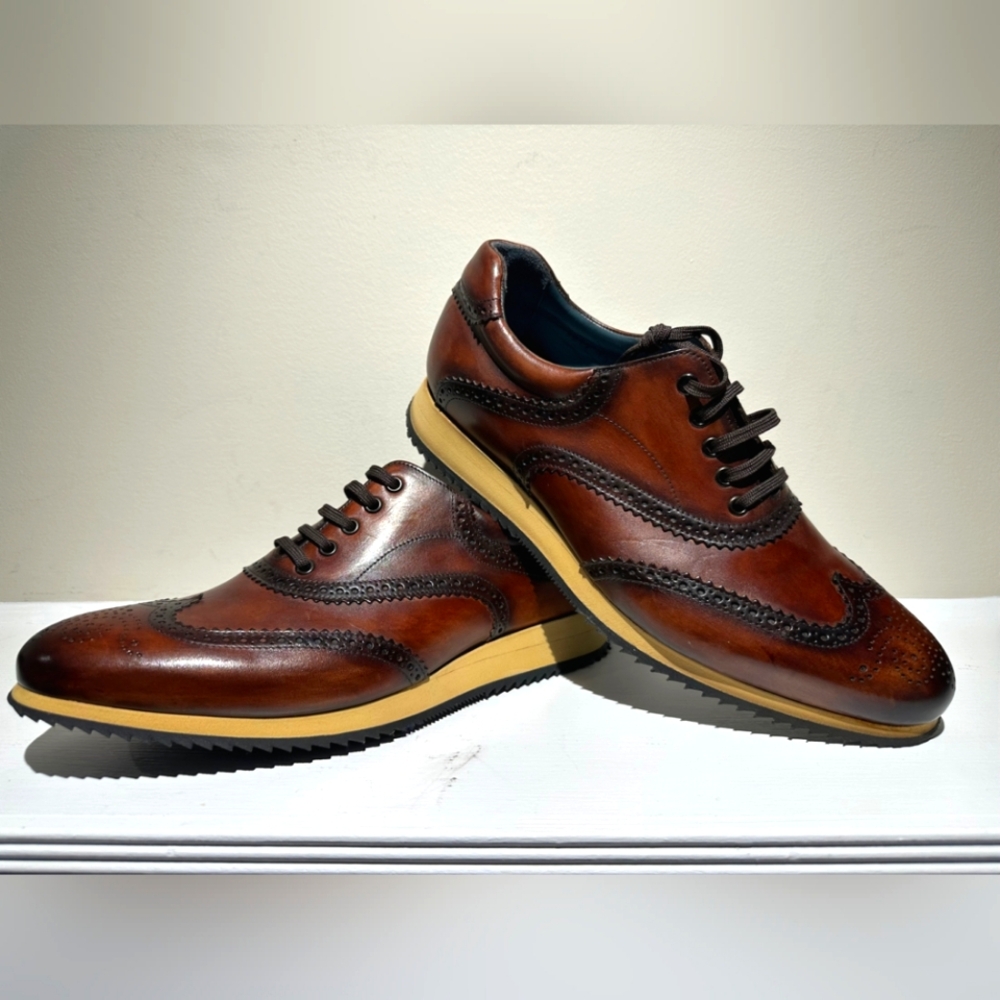 NWOT Zampiere Leather Shoes - US 11